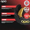 Капа для боксу OPRO Gold Braces під брекети доросла (вік 11+) Blackl/Gold (art.102506001)