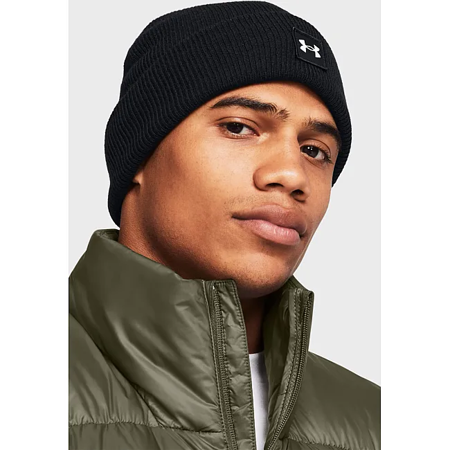 Шапка чоловіча UNDER ARMOUR Halftime Shallow Cuff чорний OSFM