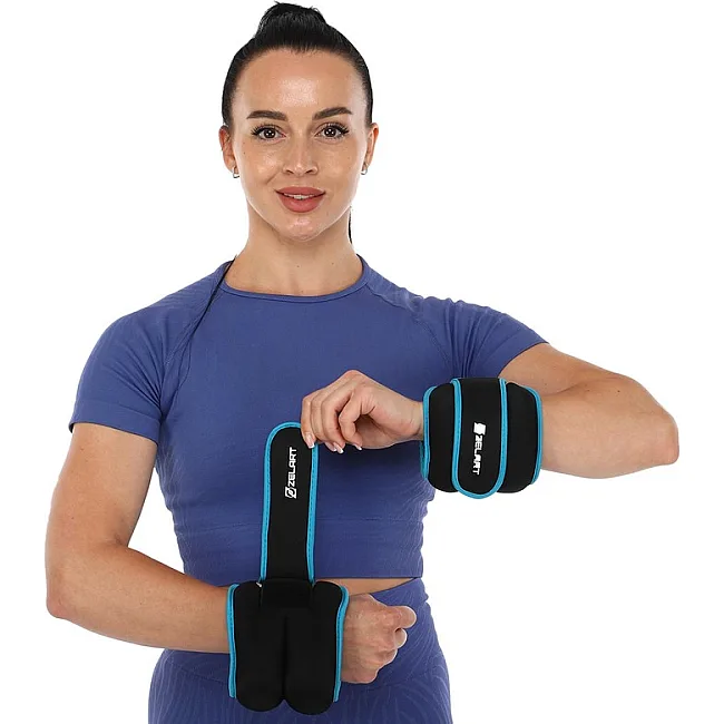 Утяжелители для ног и рук
 ZELART
 FI-5732-3 2x1,5кг (Голубой)