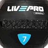 М'яч набивний медичний для кросфіту WALL BALL LiveUp LP8103-7 7кг
