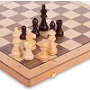 Шахматы шашки 2 в 1 набор настольных игр деревянные SP-SPORT
 W9052
 52см x 52см