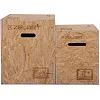 Бокс пліометричний тумба для кросфіту Пліобокс Wood Plyo box ZELART FI-3636-1 1шт 60см