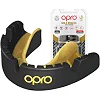 Капа для бокса OPRO Gold Braces под брекеты взрослая (возраст 11+) Blackl/Gold (art.102506001)