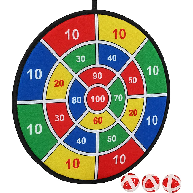 Дартс 6 мячей и мишень VELCRO dartboard BAILI BL-602 37cм