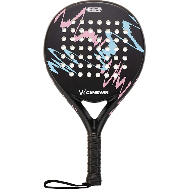 Ракетка для падел-тенниса Padel CAMEWIN BT-6525 (Черный-фиолетовый)