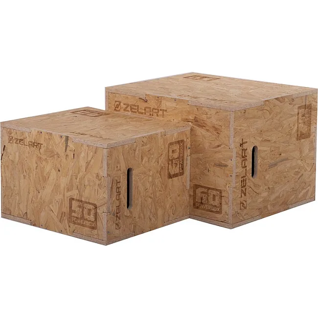 Бокс пліометричний тумба для кросфіту Пліобокс Wood Plyo box ZELART FI-3636-1 1шт 60см
