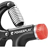 Кистевой эспандер POWERPLAY PP-4323 с регулируемой нагрузкой 10-40 кг. Strength Grip Черно-красный
