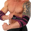 Бинты на локти для жима BUNDLED ELBOW SLEEVE EZOUS A-11-E 2шт (Черный-фиолетовый)