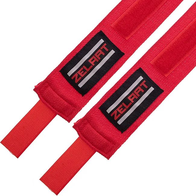 Бинти для боксу
 2штуки ZELART
 BO-2895 3м (Червоний)