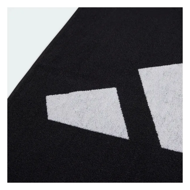 Полотенце Adidas 3BAR TOWEL LARG черное, белое 70x140 см