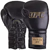 Боксерские перчатки на шнуровке кожаные UFC PRO Prem Lace Up UHK-75047 18унций