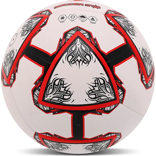 Футбольный мяч
 гибридная сшивка HYBRID SOCCER STAR FB-4523 №5 PU (Белый-красный)