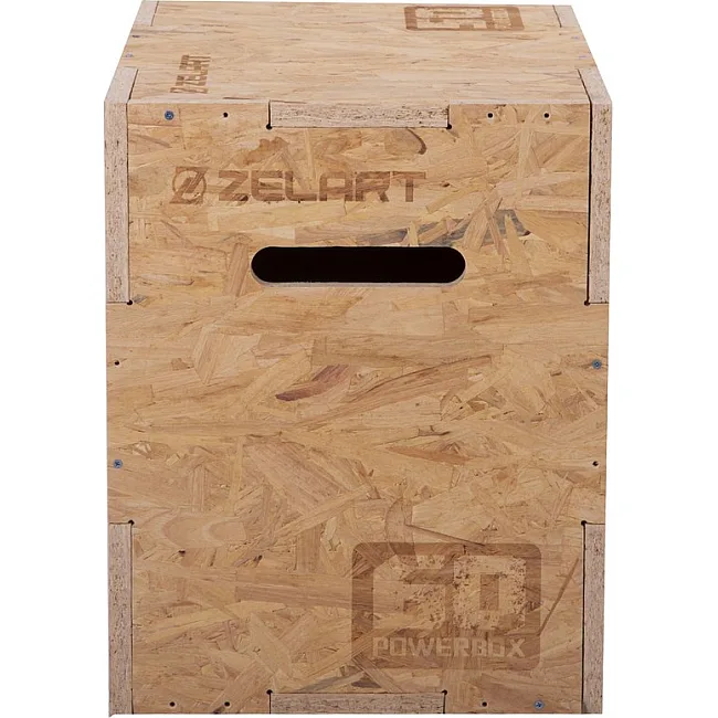 Бокс пліометричний тумба для кросфіту Пліобокс Wood Plyo box ZELART FI-3636-1 1шт 60см