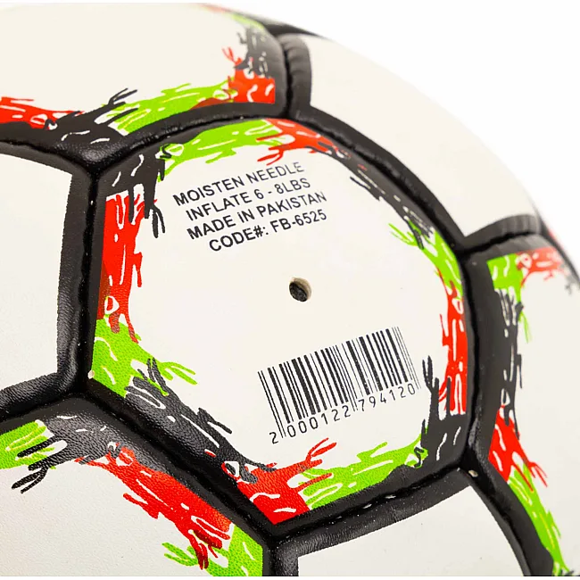 Футбольний м'яч
 SOCCERMAX FB-6525 №5 PU (Білий)
