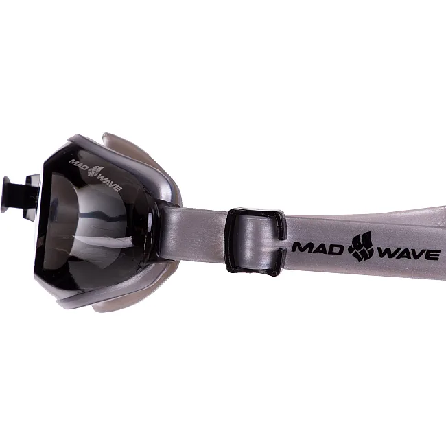 Очки для плавания взрослые MADWAVE
 RAPTOR M0427100 (Черный)