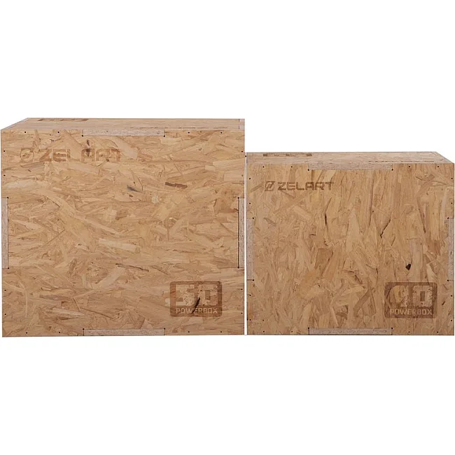 Бокс пліометричний тумба для кросфіту Пліобокс Wood Plyo box ZELART FI-3636-1 1шт 60см