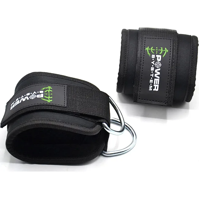 Манжети на щиколотку POWER SYSTEM PS-3460 Gym Guy Black