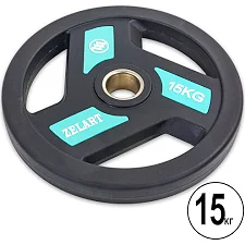 Диск на штангу ZELART TA-5344-15 51мм 15кг