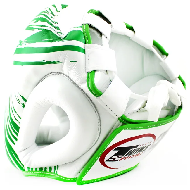 Боксерсикй шлем TWINS Fancy FHGL3-TW2 White-Green