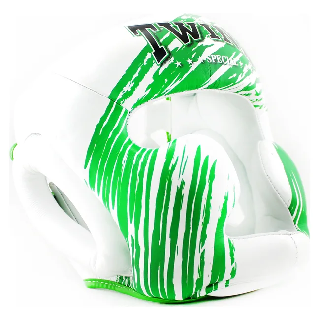 Боксерсикй шлем TWINS Fancy FHGL3-TW2 White-Green