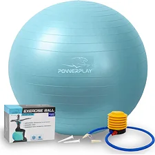 Фитнес мяч (фитбол) POWERPLAY 4001 Ø65см Мятный + насос