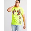 Футболка мужская AFFLICTION Fire Guide Tee Optic Neon Yellow Pigment