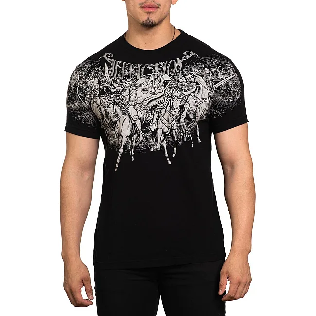 Футболка чоловіча AFFLICTION Horsemen Tee Black