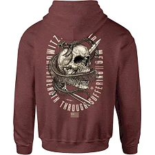 Худи HOWITZER Coil Burgundy Heather
