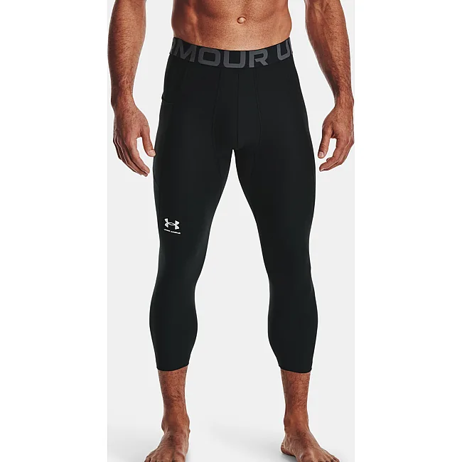 Мужские леггинсы UNDER ARMOUR HeatGear Black White