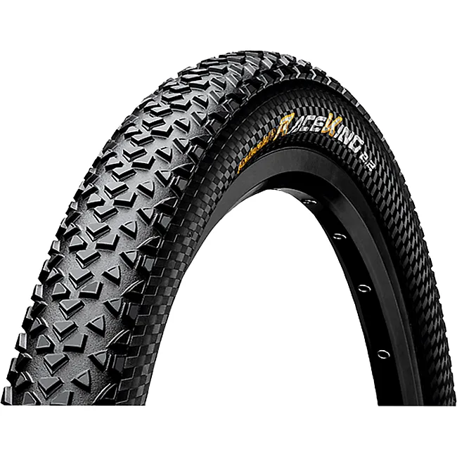 Покрышка на велосипед CONTINENTAL Race King 2.2, 26"x2.20, 55-559, Foldable, PureGrip, ShieldWall System, Skin, 670гр.