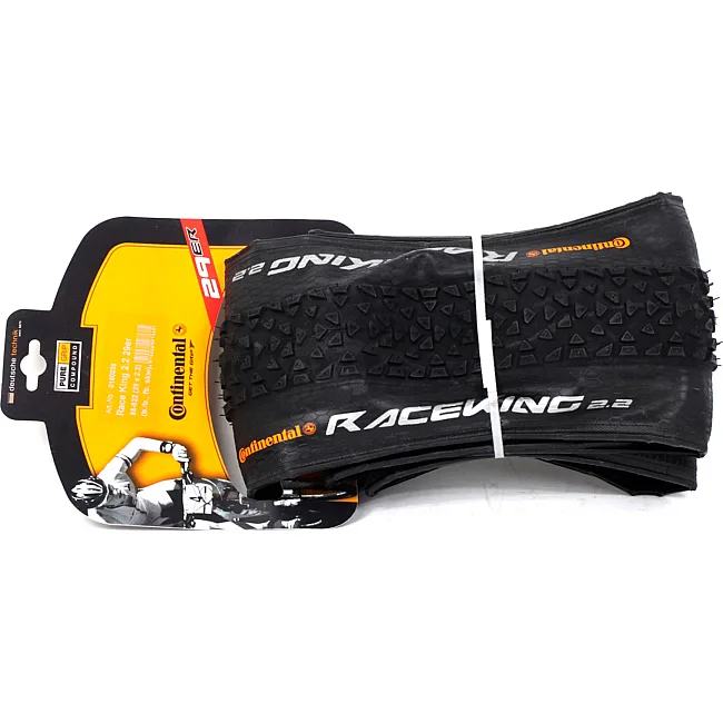 Покрышка на велосипед CONTINENTAL Race King 2.2, 26"x2.20, 55-559, Foldable, PureGrip, ShieldWall System, Skin, 670гр.