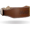 Пояс для становой тяги MADMAX MFB-246 Full leather кожаный Chocolate brown