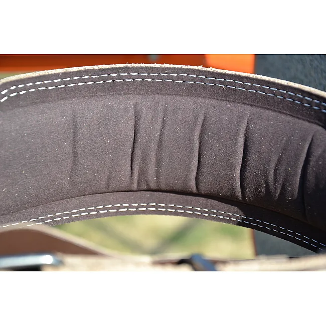 Пояс для становой тяги MADMAX MFB-246 Full leather кожаный Chocolate brown