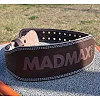 Пояс для становой тяги MADMAX MFB-246 Full leather кожаный Chocolate brown