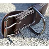 Пояс для становой тяги MADMAX MFB-246 Full leather кожаный Chocolate brown