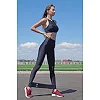 Резинка для фитнеса тканевая POWERPLAY 4111 Hip Band L Light Черная (d_84см)