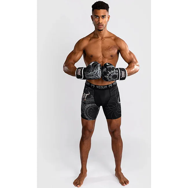 Шорты компрессионные VENUM Gladiator 5.0 Mens Vale Tudo Black Silver