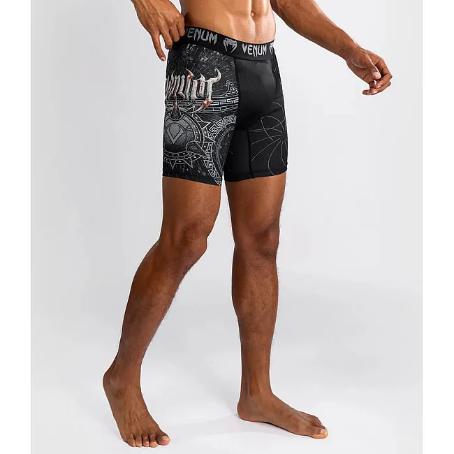 Шорты компрессионные VENUM Gladiator 5.0 Mens Vale Tudo Black Silver