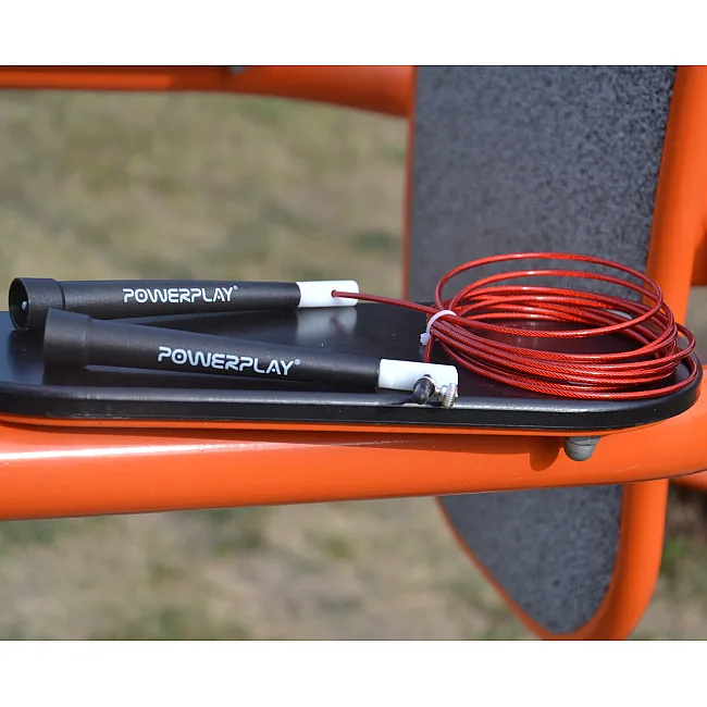 Швидкісна скакалка POWERPLAY 4202 Ultra Червона (2,9м)