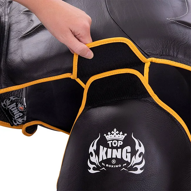 Захист тулуба та стегон тренера шкіра TOP KING TKBDTP