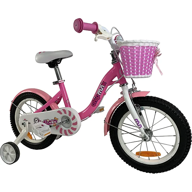 Велосипед для девочки ROYALBABY Chipmunk MM Girls 16", OFFICIAL UA, розовый