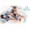 Матрас надувной Intex 64755 203х183х25 см, черно-синий