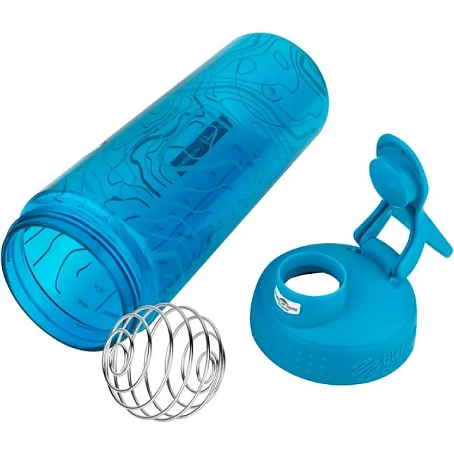 Шейкер BlenderBottle SportMixer Signature Sleek 28oz/820ml Aqua Topt Flow