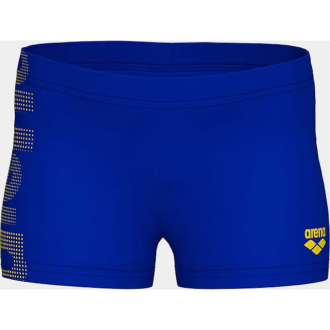 Плавки-шорти для хлопчиків Arena LOGO KIDS BOY SHORT синій, жовтий (для дітей)