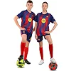 Розпродаж! Футбольна форма дитяча із символікою клубу BARCELONA YAMAL 10 домашня 2026 SP-SPORT CO-7344 (Синій-бордовий)