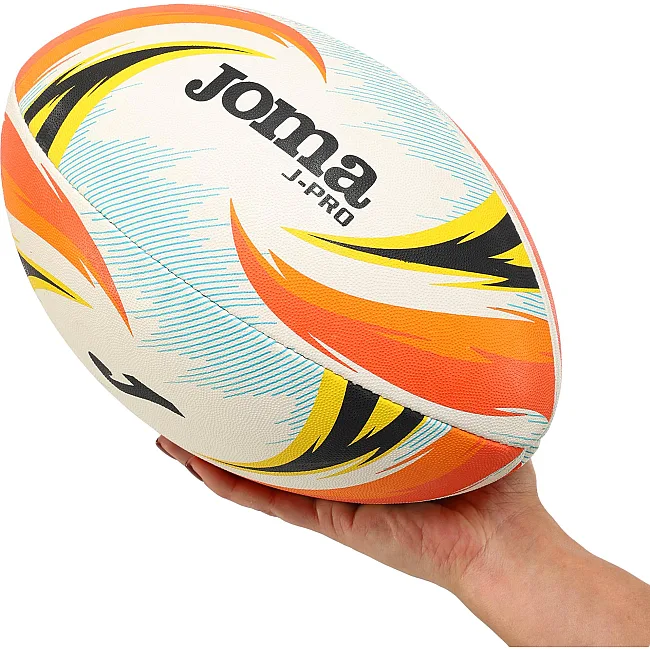 Регбийный мяч JOMA J-PRO 401735-208 размер 5 (Белый-оранжевый)