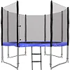Батут SkyRamiz с наружной сеткой 10 футов 305 см черно-синий