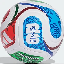 Футбольний м'яч ADIDAS FIFA WORLD CUP 26 TRIONDA білий, синій, зелений