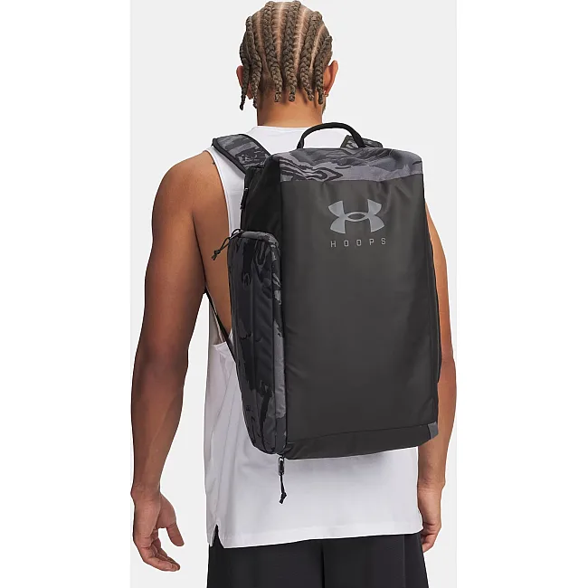 Сумка UNDER ARMOUR Contain Duo SM BP Duffle 40L черная 55 x 40 x 28 см