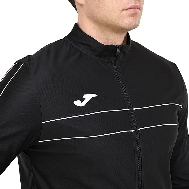 Спортивный костюм кофта на брюки и молнии JOMA SWISSGEARY 103564-102 (Черный-белый)